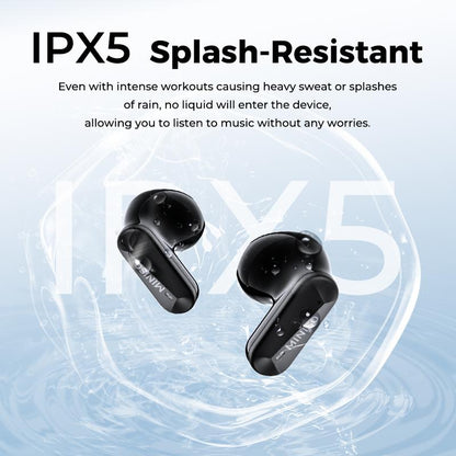 MINISO MS119 TWS True Wireless Earbuds Bluetooth Headphones, Bluetooth 6.0, 30H Long Playtime, IPX5 Water-Resistant, 2 Mics for Clear Calls, Deep Bass Sound Earphones