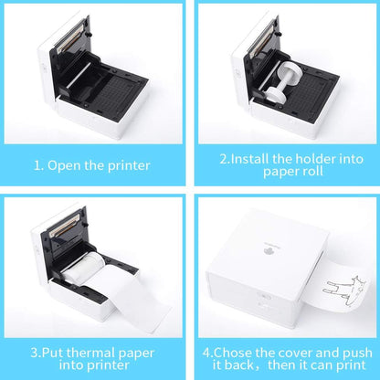 Eyes Protection Beige Thermal Paper- for  M02/M02 Pro/M02S/M03 Pocker Printer, 50Mm X 3M, Diameter 30Mm, 3 Rolls