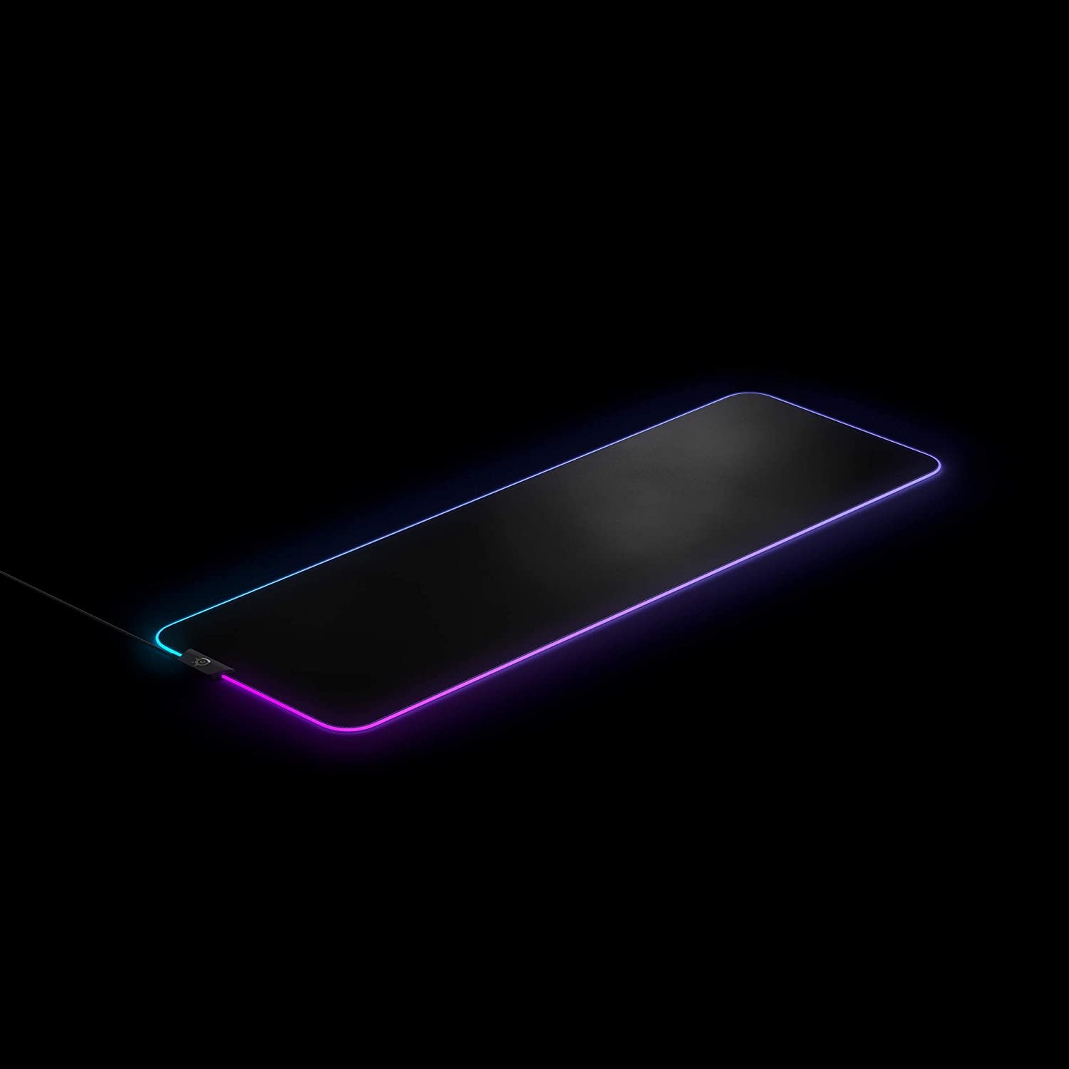 Qck Gaming Mouse Pad - XL RGB Prism Cloth - Sized to Cover Desks