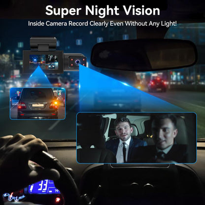 HD 1080P Car Dash Cam,Front &Rear Dual-Lens Car Video Recorder with Night Vision,Dashboard Wide Angle Driving Recorder, Dash Camera for Car, Dashcam, Automotive,Vehicle,Car DVR