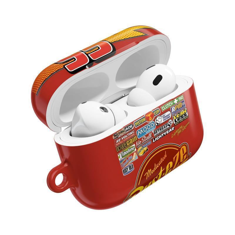 Racing Car 95 Lightning Red Inspired Airpods Case, for All Airpods Gen 1 2 3 4 & Pro 1, 2, 3 Aesthetic Air Pods Case Cover Protective