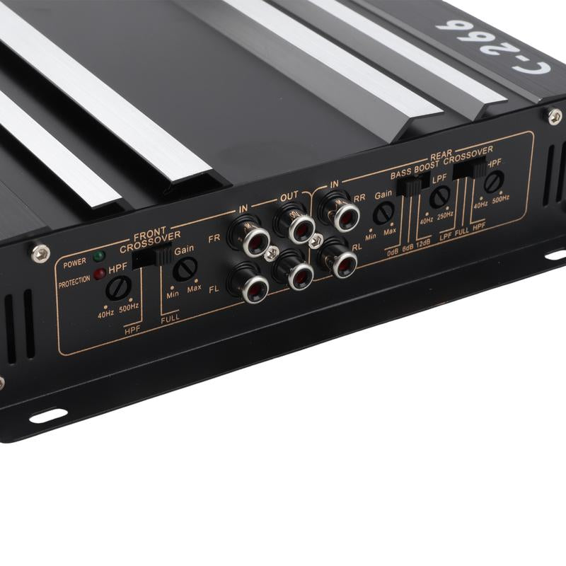 Car Power Amplifier 12V 4 Channel High Power Aluminum Alloy Car Audio Amplifier