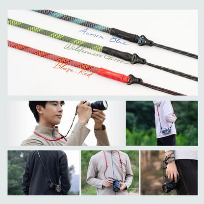 PGYTECH Camera Strap Slim for Mirrorless - Leather Harness Quick Release Adjustable Camera Neck Shoulder Strap for Compact Camera, Instant Camera and Smartphone