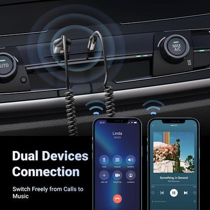 UGREEN 3.5Mm Bluetooth Receiver Aux to Bluetooth 6.0 Adapter for Hands-Free Calls Compatible with Car Speaker and Home Audio with Built-In Microphone Aux Input for Car USB 2.0 to 3.5Mm Jack Kit,Tiktokshopholidayhaul