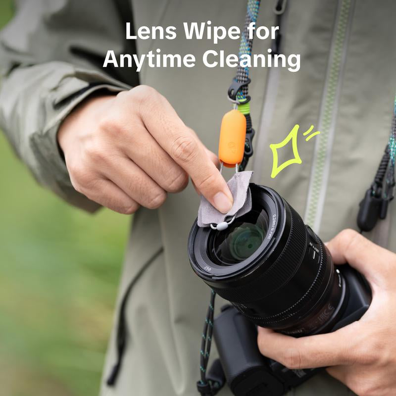 PGYTECH Camera Strap Slim for Mirrorless - Leather Harness Quick Release Adjustable Camera Neck Shoulder Strap for Compact Camera, Instant Camera and Smartphone