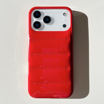 Down Jacket Phone Case Compatible with Iphone 17/16 Pro Max Personalized Solid Color 15/14P Shockproof