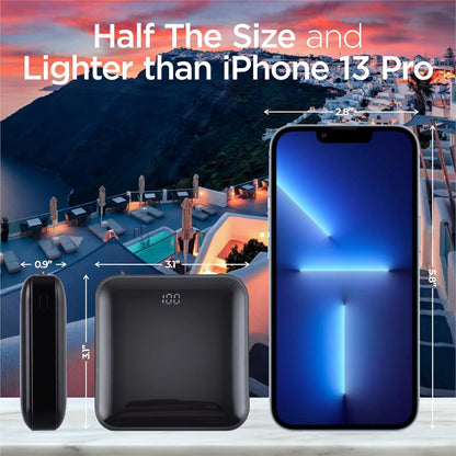Premium Smallest & Lightest Power Bank Mini Portable Charger 10000Mah Battery Pack