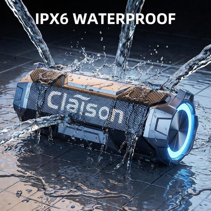 Claison Boombox 5 Multifunctional Waterproof Outdoor Speaker with RGB Ambient Light Bluetooth 5.3 Hi-Fi Lossless Sound Quality