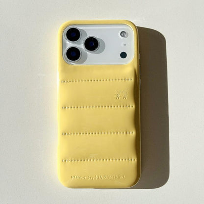 Down Jacket Phone Case Compatible with Iphone 17/16 Pro Max Personalized Solid Color 15/14P Shockproof