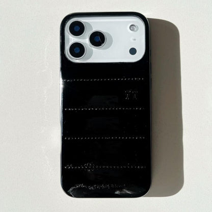 Down Jacket Phone Case Compatible with Iphone 17/16 Pro Max Personalized Solid Color 15/14P Shockproof