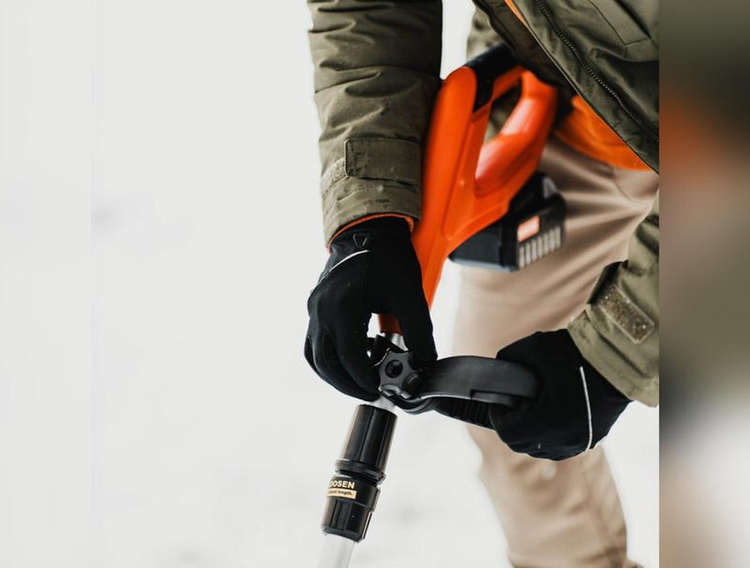 Electric Snow Thrower - 20V 4Ah Battery, 10" Clearing Width