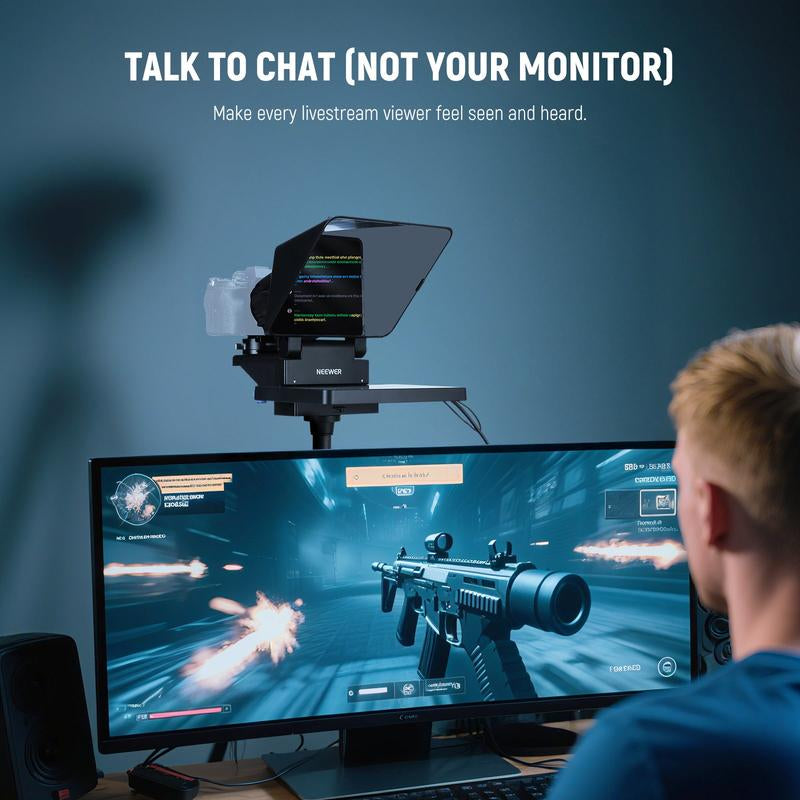 NEEWER X11 2-In-1 Teleprompter with Monitor