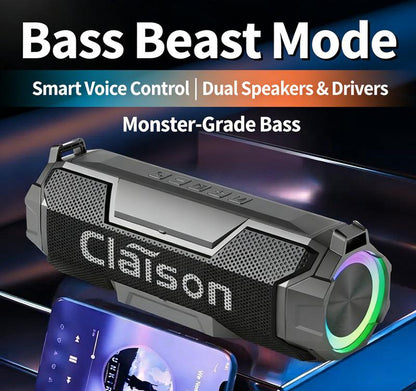 Claison Boombox 5 Multifunctional Waterproof Outdoor Speaker with RGB Ambient Light Bluetooth 5.3 Hi-Fi Lossless Sound Quality