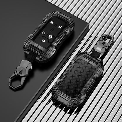 5-Button Key Fob Cover for Chevy Silverado & GMC Sierra 2019-2023 1500 2500HD 3500HD Truck Accessories Protection