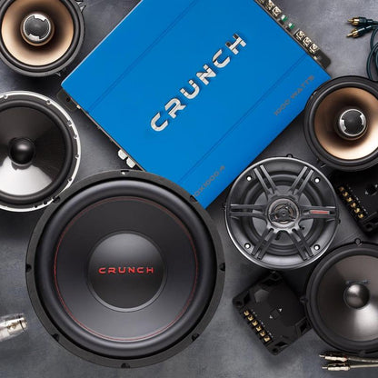 Crunch Powerdrivex 1000 Watt 4 Channel Exclusive Blue A/B Car Stereo Amplifier