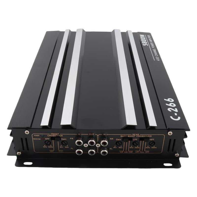 Car Power Amplifier 12V 4 Channel High Power Aluminum Alloy Car Audio Amplifier