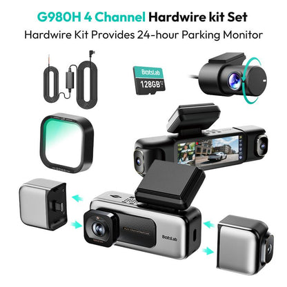 Botslab 4K Front & Rear Dashcam,1 Count Dash Camera for Car,170° Ultra Wide Dashcam with ADAS, Night Vision,Free 64GB SD Card, 5G/2.4G Wifi,Automotive,Vehicle