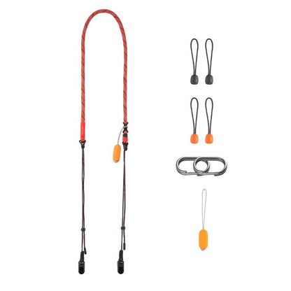 PGYTECH Camera Strap Slim for Mirrorless - Leather Harness Quick Release Adjustable Camera Neck Shoulder Strap for Compact Camera, Instant Camera and Smartphone