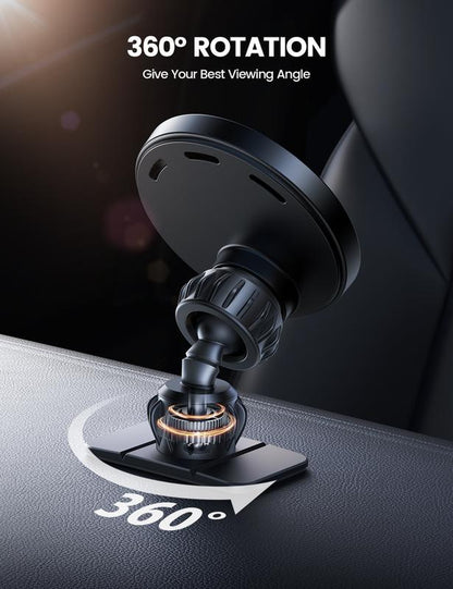 Lamicall 15W Magsafe Car Charger Mount – [2-In-1 Vent Clip & Dashboard Adhesive] Fast Wireless Magnetic Phone Holder for Iphone 16/15 Pro Max Adjustable #Tiktokshopblackfriday #Tiktokshopcybermonday