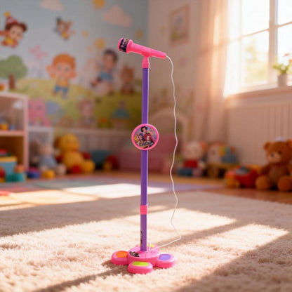 Kids Karaoke Machine with Microphone & LED Lights - Singing Machine Toy, Music Player, Birthday Gift for Girls & Boys
