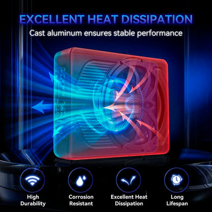 Car Subwoofer 10"12V Slim under Seat Powered Car Subwoofer for Car SUV MPV