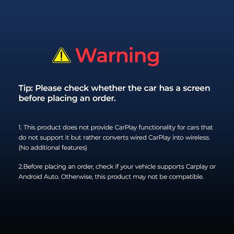 Mini Wireless Carplay & Android Auto Adapter, Upgrade Convert Wired to Wireless, Plug-And-Play, No Delay, Stable Connection Carplay for Iphone & Android（Ios10+, Android 11+）