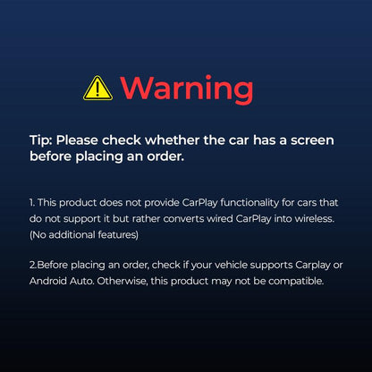 Mini Wireless Carplay & Android Auto Adapter, Upgrade Convert Wired to Wireless, Plug-And-Play, No Delay, Stable Connection Carplay for Iphone & Android（Ios10+, Android 11+）