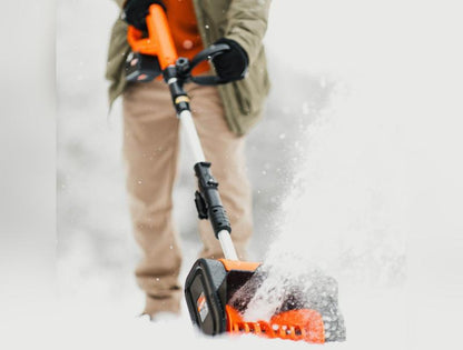 Electric Snow Thrower - 20V 4Ah Battery, 10" Clearing Width